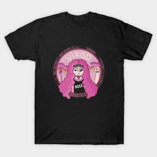 virgo zodiac rock pink T-Shirt